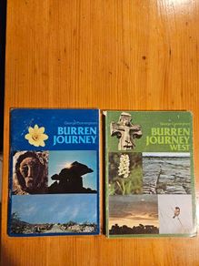 George Cunningham X 2 Burren Journey Books. I X Burren Journey. I X Burren Journey West.  Both First Edition Paperback In Good Condition.  See Photos For Same
