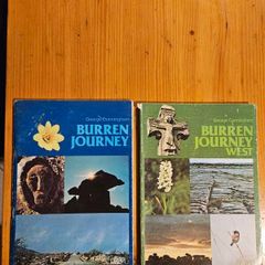 George Cunningham X 2 Burren Journey Books. I X Burren Journey. I X Burren Journey West.  Both First Edition Paperback In Good Condition.  See Photos For Same