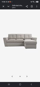 L shaped couch/sofabed