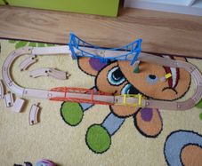 Wooden railway