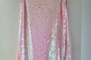 H&amp;M Shimmering Pink Sequin Dress, size: 9-10 yrs