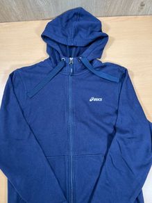 Womens Asics Hoodie - Navy Blue XL