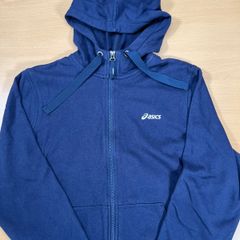 Womens Asics Hoodie - Navy Blue XL
