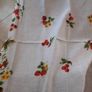 Stunning New Unused Modern Era Fine Linen Hand Printed Tablecloth 52 x 52 inches Image 8