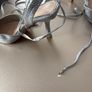 Rap around quiz shoes and clutch Image 7