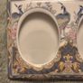 Vintage Japanese Porcelain Double Photo Frame Image 2
