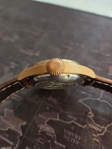 bronze pilot watch Steelflier by Steeldives