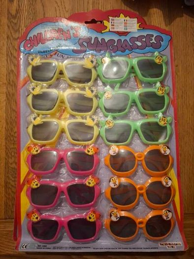 Childrens party sunglasses