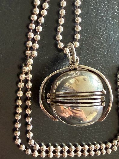 silver necklace