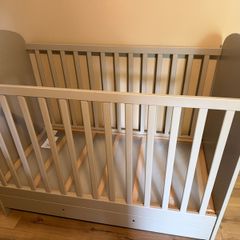 ikea grey cot