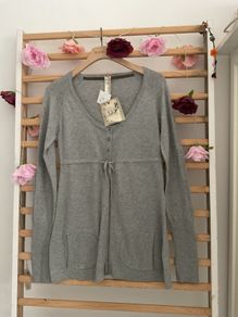 cardigan Bnwt grey pull & bear cardigan medium 100%cotton