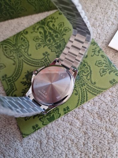 (New) Gucci G-Timeless Stainless Steel Bracelet Watch, Swiss Made