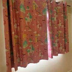 Blackout & Thermal Groovy Unicorn Curtains - Pink