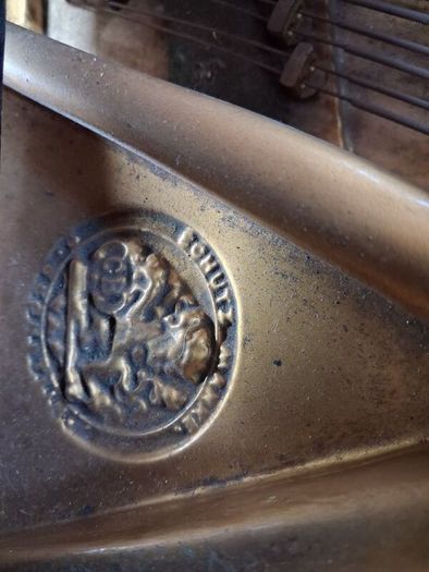 C. Bechstein baby grand piano