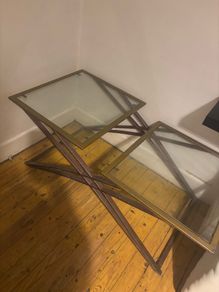 glass coffe table