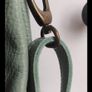Borse in Pelle Sage Green Italian Leather Handbag - Very Good Condition Image 9