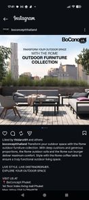2 x Boconcept garden tablea