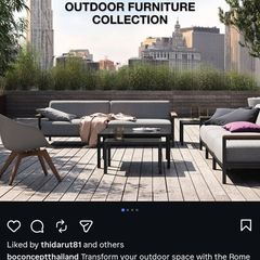 2 x Boconcept garden tablea