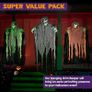 Halloween Hanging Grim Reapers 3 Pack One 47inch and Two 35inch Halloween Grim Reapers, Halloween Skeleton Flying Ghost for Haunted House Prop decor, Halloween Outdoor Indoor Decor Image 2
