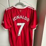 Man United Authentic 21/22 Home Shirt Image 2