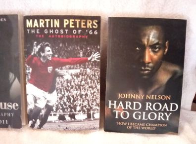 Martin Peters & Johnny Nelson  Autobiographies Paperback