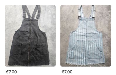 pull & bear pinafore denim dresses
