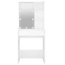 Dressing Table with LED White 60x40x140 cm Image 6