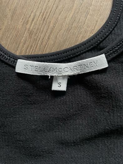 Womens top Stella McCartney bralette cropped black vest size S