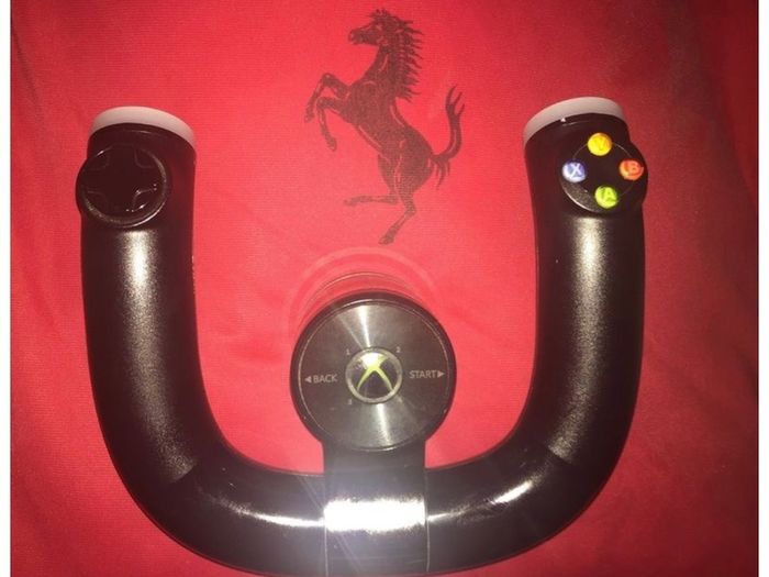 xbox 360 wireless speed steering wheel controller