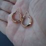 9k Gold hooped Earrings(1.9 grams) Image 3