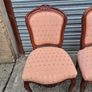Set of 6 Carved Dining Chairs Solid Wood Image 3