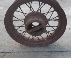Vintage Car Wire Wheel