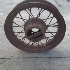 Vintage Car Wire Wheel