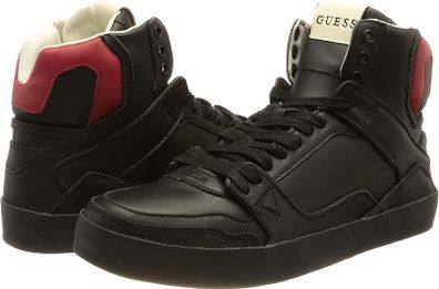 Guess Men's Lodi Special Leather Sneaker, FM8LOSELE12BLKMU , 6,5UK , 40EU