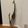 Solid Wood African Giraffe Ornament Image 2