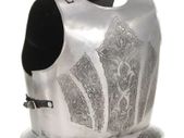 Medieval Knight Body Armour Cuirass Replica LARP Silver Steel