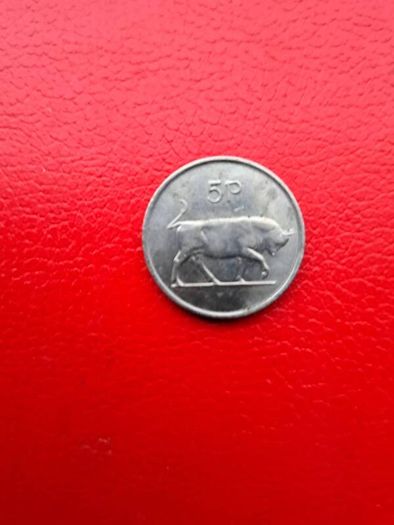 1990 Irish 5p