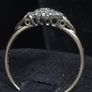 Vintage 9ct Gold Diamond Cluster Ring Fully Hallmarked London Size 50 Image 6