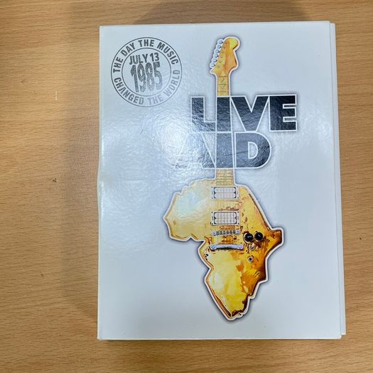 Live Aid DVD Boxset 1985 4 Disc Set 2004 Concert + Booklet + Slipcase - Region 1