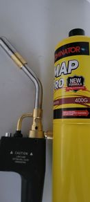 Plumbers torch & gas