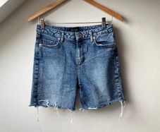 POCO Acid Wash Denim Shorts