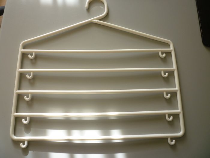 COAT HANGERS & 5 x TROUSER RACKS. Clothes Hangers  Jacket Top Trousers hangers. 6 colours.