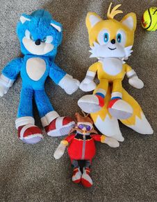 Sonic the Hedgehog plush toys Sonic Tails Eggman