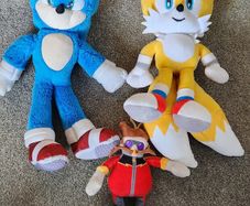 Sonic the Hedgehog plush toys Sonic Tails Eggman