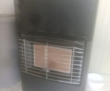 gas heater flo gas 1 year old comes with empty bottle