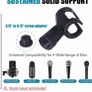 Microphone Stand - Tripod Boom Mic Stand with Carrying Bag Image 5