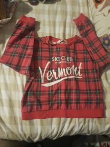 girls tartan sweater from h&m