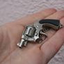 Vintage Miniature Toy Diecast Metal & Plastic Revolver Pistol Image 5