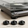 Technics Turntable Replacement Feet (SKLB2) - Set of 4 Flexible Isolation Feet for SL-QD33, SL-B2, SL-D2 & More - Vintage Audio Restoration Part Image 4