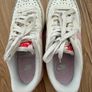 Nike Trainers White and Pink Image 8